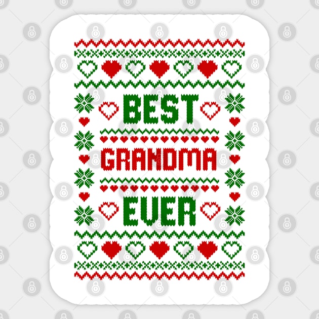 Best Grandma Ever Sticker by Hobbybox